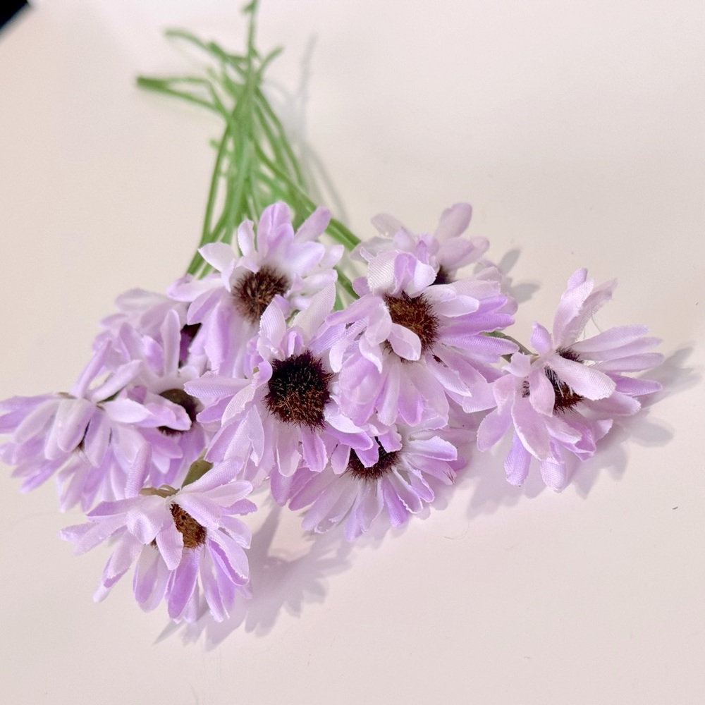 LIFELIKE Purple Daisy Flower Picks Floral Daisies Home Decor Arrangement Wreath